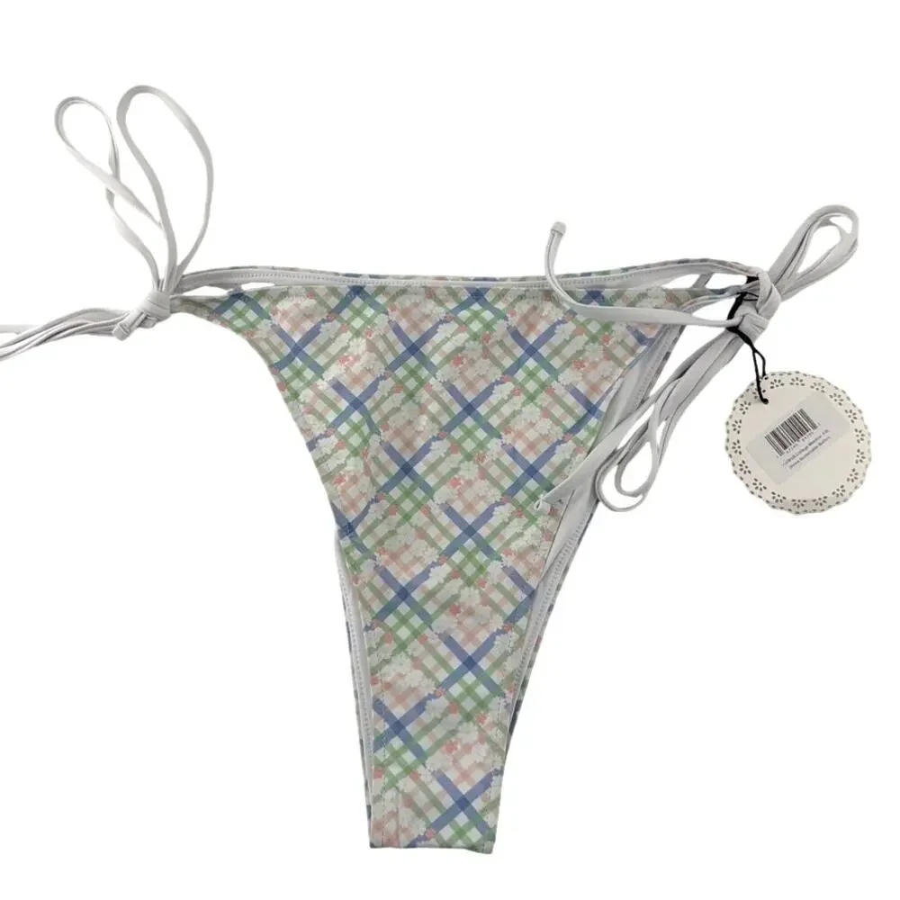 Frankies Bikinis Women's Cottage Meadow Divine Skimpy Bikini Bottom Size XXL